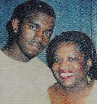 Throwback picture of Donda West with her son Kanye West.
